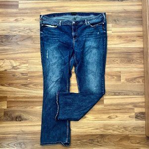 Silver Slim Cut Jean